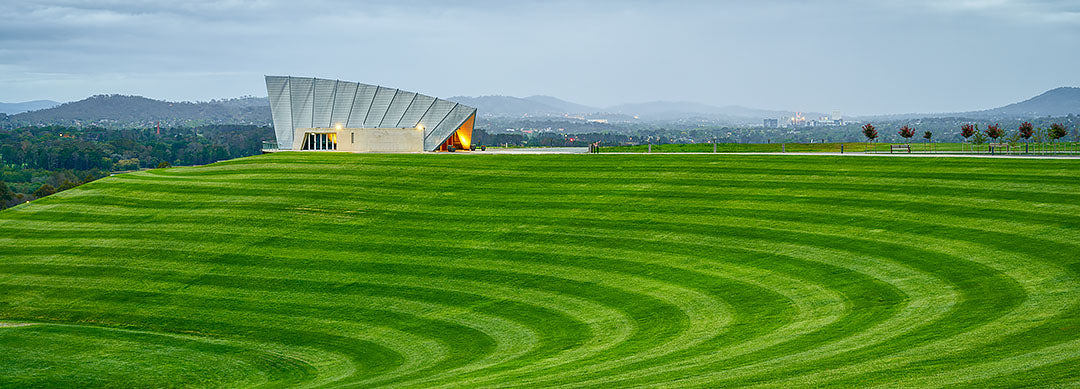 Stripes - Margaret Whitlum Pavillon, National Arboretum, Canberra - Wall Art