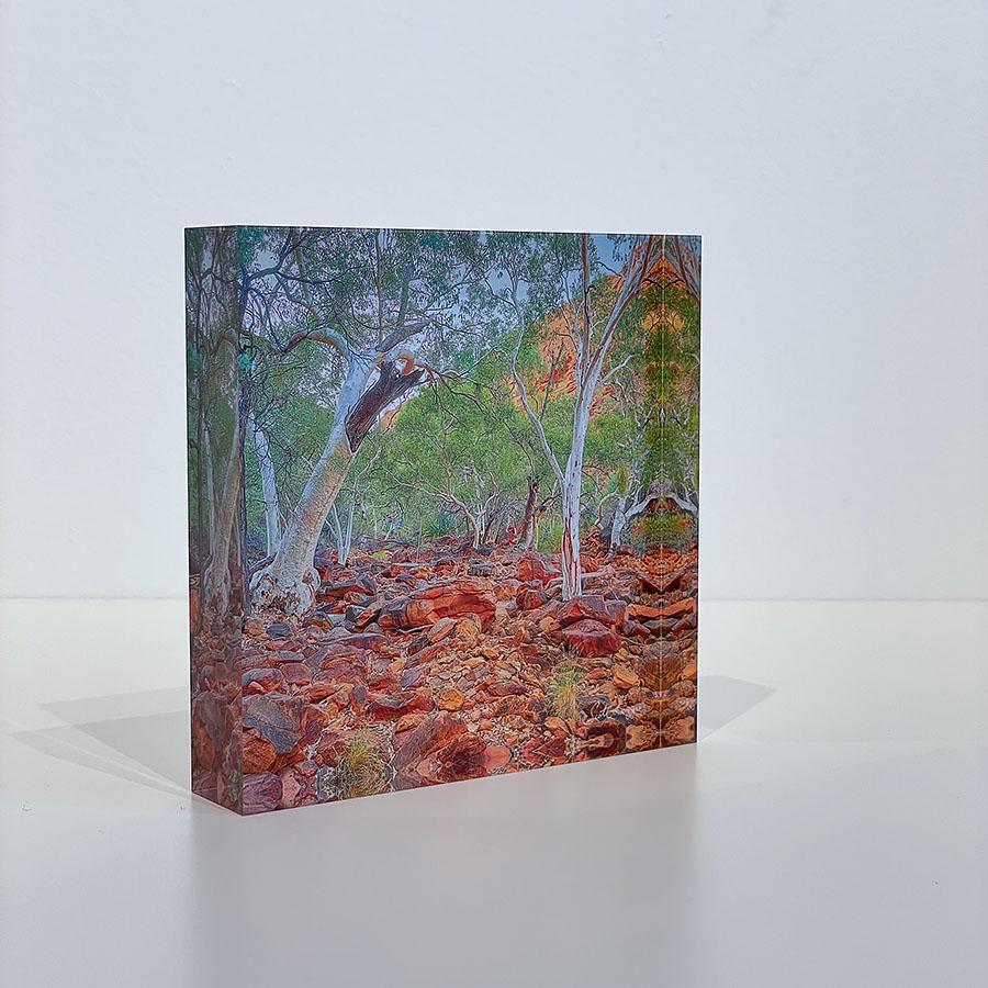 Outback Sanctuary - Acrylic Desk Block - Kings Canyon - Northern Territory