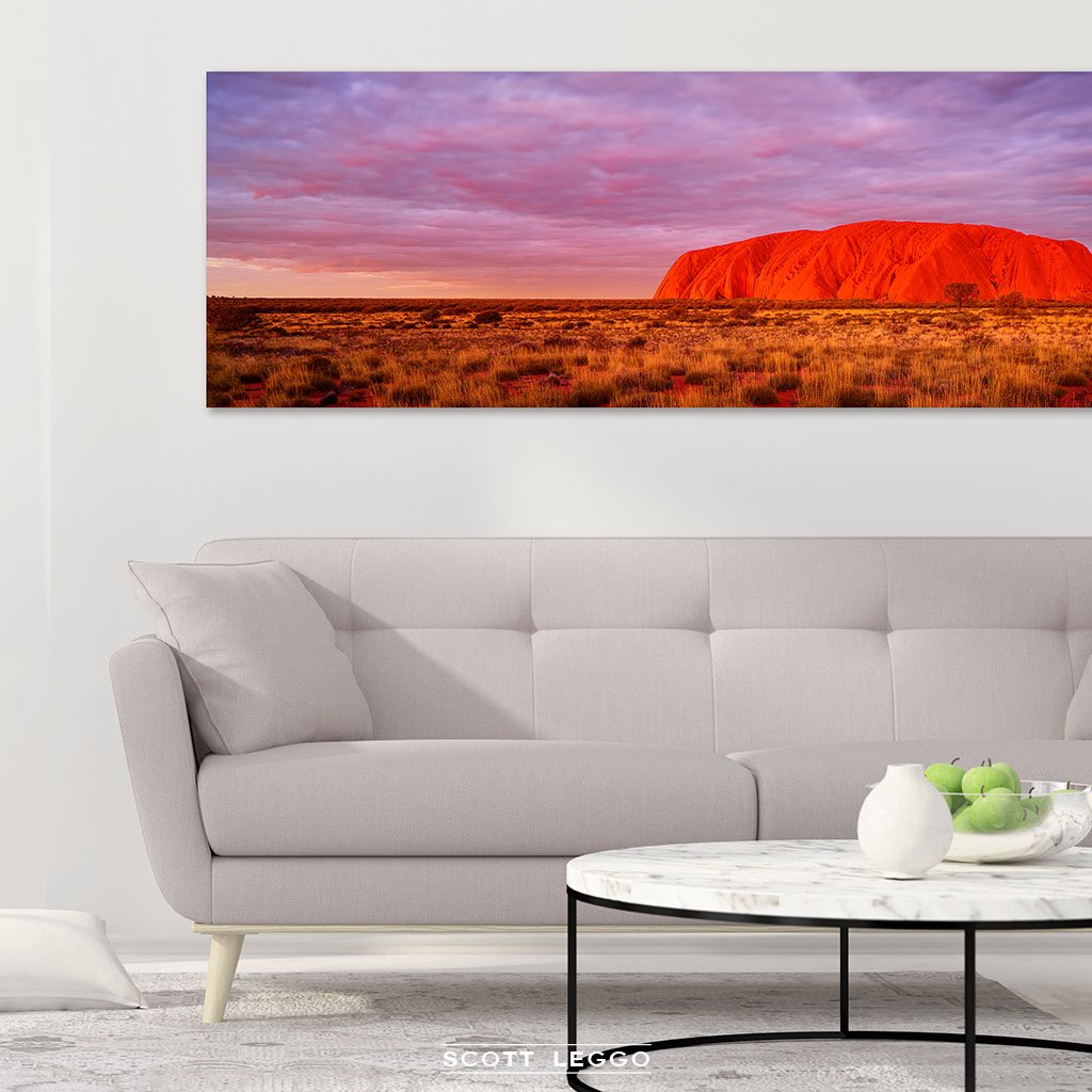 AUSTRALIAN ICON. Uluru (Ayers Rock) Art NT. Australian Wall