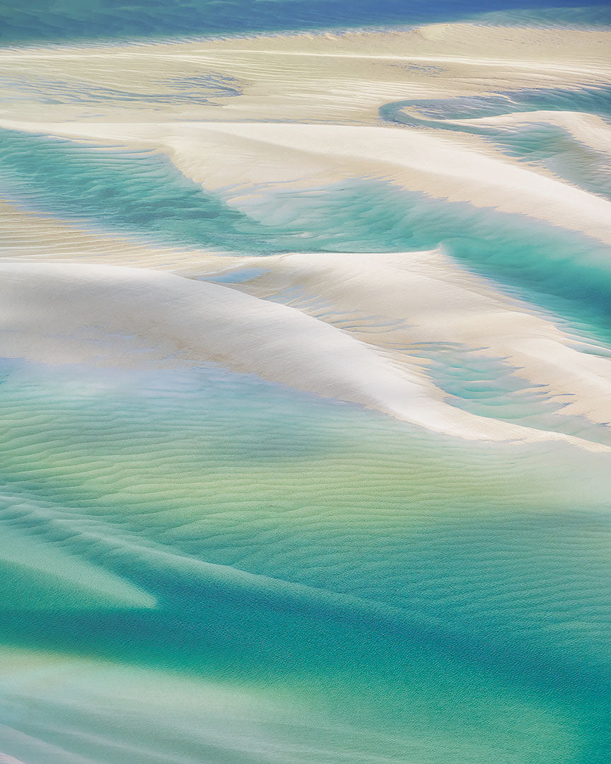 Whitsunday Colours - Whitsunday Island, Queensland, Australia. Acrylic Desk Block.