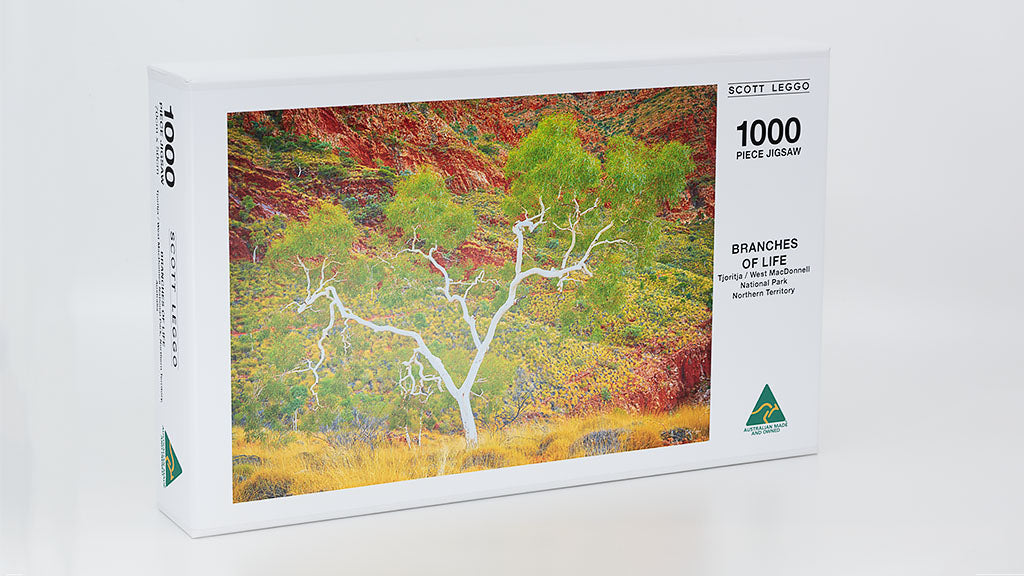 Premium quality, Australian made jigsaw puzzle of adults. 1000 piece. Branches of Life.