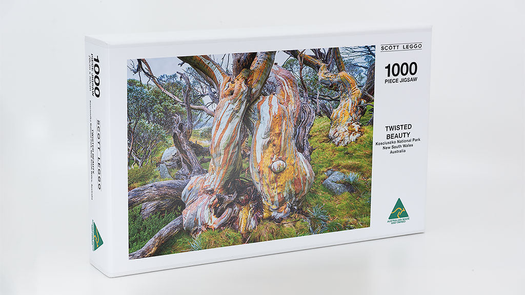 Premium quality, Australian made jigsaw puzzle of adults. 1000 piece. Twisted Beauty.