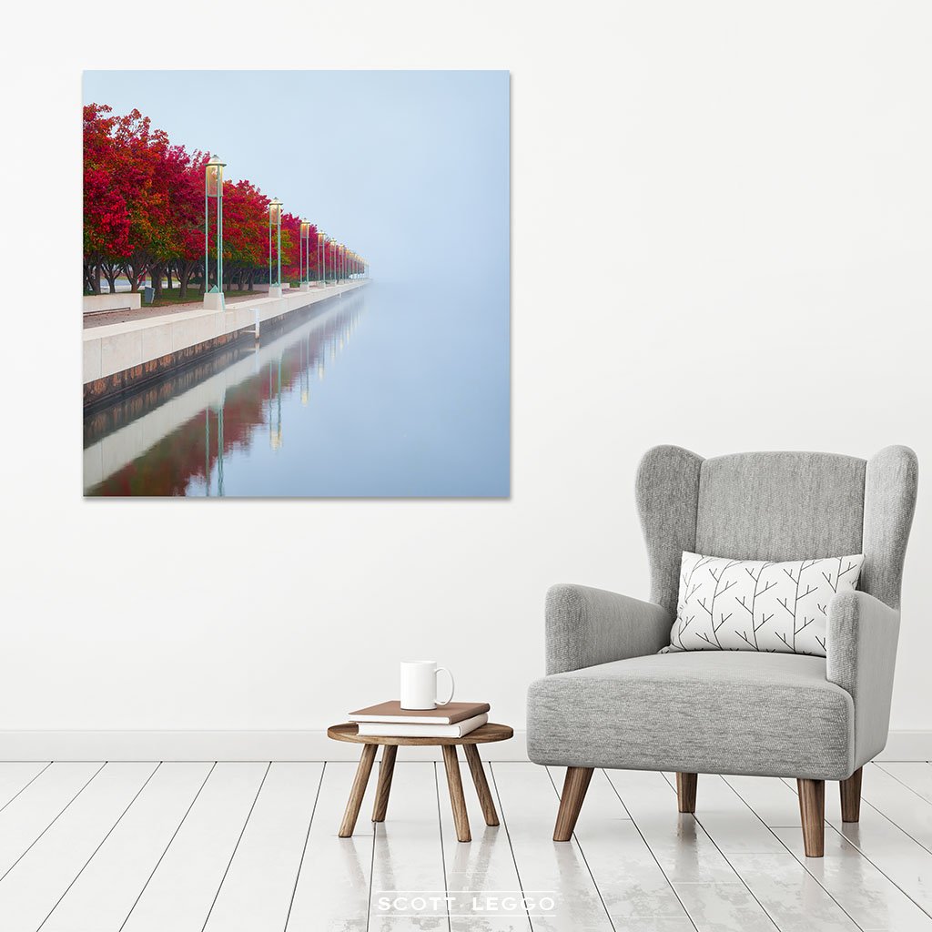 Red Serenity - canvas wall art