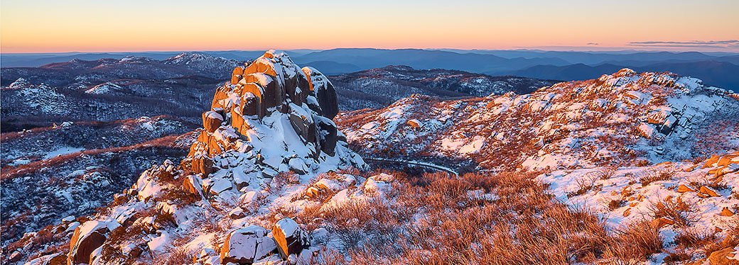 Snow On The Cathedral - Mount Buffalo National Park, Victoria, Australia